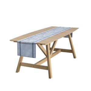 A L'orangerie - Blue Runner by Le Jacquard Francais