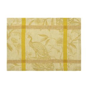 A L'orangerie - Yellow Placemat by Le Jacquard Francais