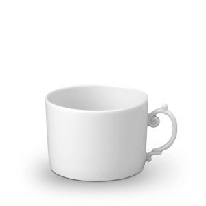 Aegean White Dinnerware Tea Cup by L'Objet