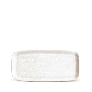 Alchimie White Rectangular Platter - Medium by L'Objet
