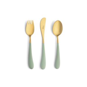 Alice Celadon Gold 3 pce Set by Cutipol