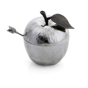 Flights Of Fancy Apple Honey Pot with Spoon by Michael Aram