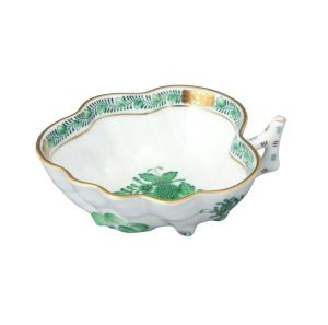 Apponyi Green Sugar Bowl Open by Herend
