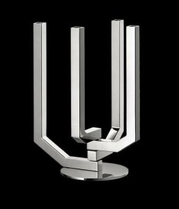 Arborescence 4-Light Articulated Candelabra Stainless Steel by Christofle