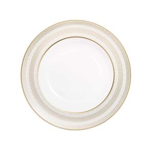 Arcadia Soup Plate 23 Gold & Platinum X2 by Baccarat