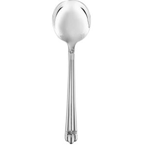 Aria Silverplate Cream Soup Spoon by Christofle