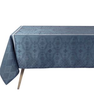 Armoiries Blue Tablecloth by Le Jacquard Francais