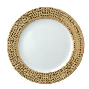 Athena Gold Accent Salad Plate - Full Rim Design by Bernardaud