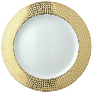 Athena Gold Service Plate by Bernardaud