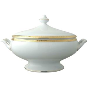 Athena Gold Soup Tureen by Bernardaud