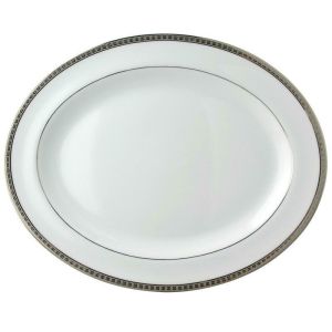 Athena Platinum Oval Platter - 13 In. by Bernardaud
