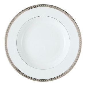 Athena Platinum Rim Soup by Bernardaud