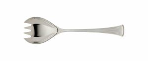 Avenue Silverplate Salad Serving Fork, Large by Robbe & Berking