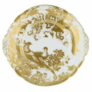 Aves Gold Bread & Butter Plate by Royal Crown Derby