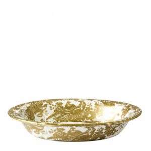 Aves Gold Open Vegetable Dish by Royal Crown Derby