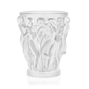 Bacchantes Vase Clear by Lalique