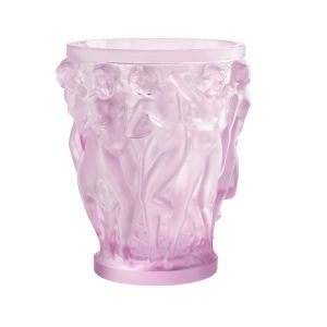 Bacchantes Vase Pink Luster by Lalique