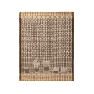Barista - Brown Tea Towel by Le Jacquard Francais