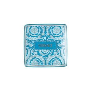 Barocco Teal Canape Dish by Versace