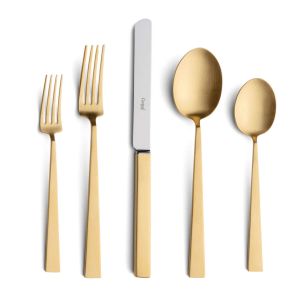 Bauhaus Matte Gold 5 Pc Set by Cutipol