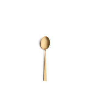 Bauhaus Matte Gold Moka Spoon by Cutipol