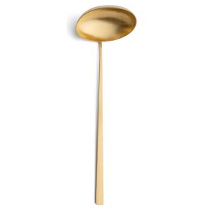 Bauhaus Matte Gold Soup Ladle by Cutipol