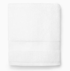 Bello Nuovo White Bath Towel by Sferra