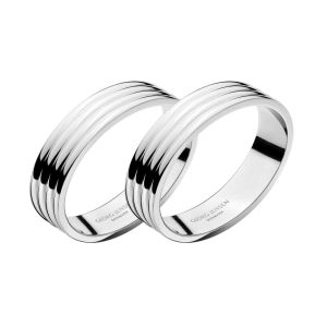 Bernadotte Napkin Ring, 2 Pcs by Georg Jensen