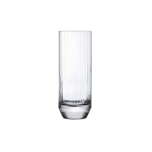 Big Top Highball Med Glass Set Of 4 Glasses by Nude Glass