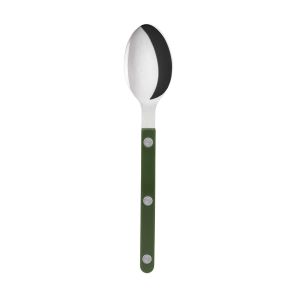 Bistrot Dark Green Dessert Spoon by Sabre