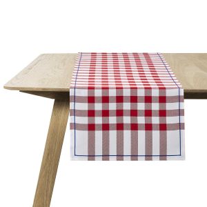 Bistrot Francais Red Runner by Le Jacquard Francais