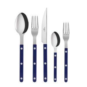 Bistrot Navy Blue 5 pc place setting by Sabre