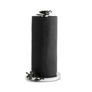 Black Orchid Paper Towel Holder by Michael Aram