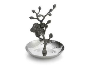 Black Orchid Ring Catch by Michael Aram