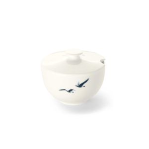 Blue Birds Sugar Bowl With Lid Round by Dibbern
