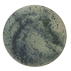 Blue/Green Plate by KH Wurtz