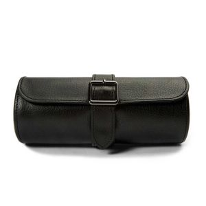 British Racing Triple Watch Roll Black by Wolf