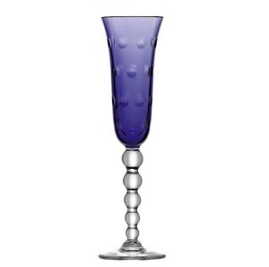 Bubbles Purple Champagne Flute by Saint Louis