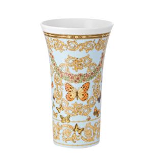 Butterfly Garden Medium Vase, Porcelain by Versace