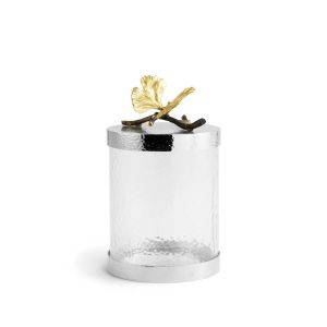 Butterfly Ginkgo Kitchen Canister Small by Michael Aram