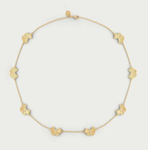 Butterfly Gold Station Necklace by Anabel Aram