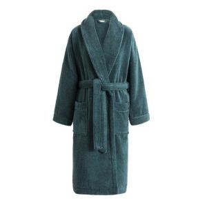 Caresse - Dark Green Robe M by Le Jacquard Francais