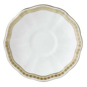 Carlton Gold Coffee Saucer by Royal Crown Derby