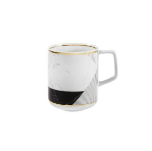 Carrara Gold Detail Mug by Vista Alegre