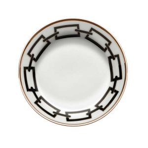 Catene Nero Tea Saucer by Richard Ginori