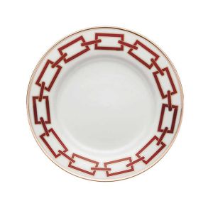 Catene Scarlatto Bread Plate by Richard Ginori