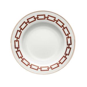 Catene Scarlatto Soup Plate by Richard Ginori