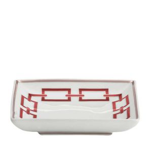 Catene Scarlatto Squared Bowl by Richard Ginori