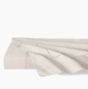 Celeste Bone King Flat Sheet by Sferra