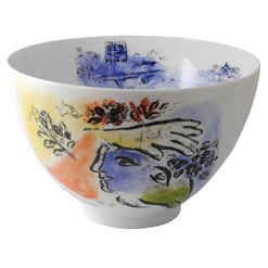 Chagall Le Ciel Bleu Salad Bowl by Bernardaud